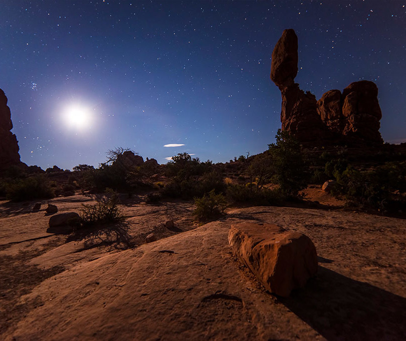 A Night in a Desert